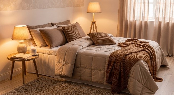 Warm art reminding that rest supports healing.