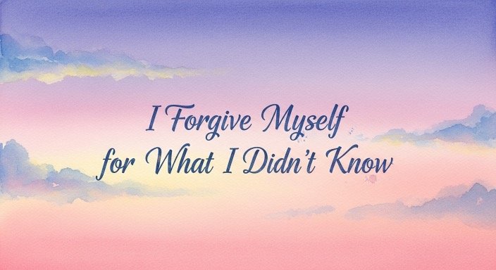 Sky watercolor symbolizing forgiveness and acceptance.