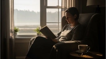 Reading self-love poetry for calm and emotional balance
